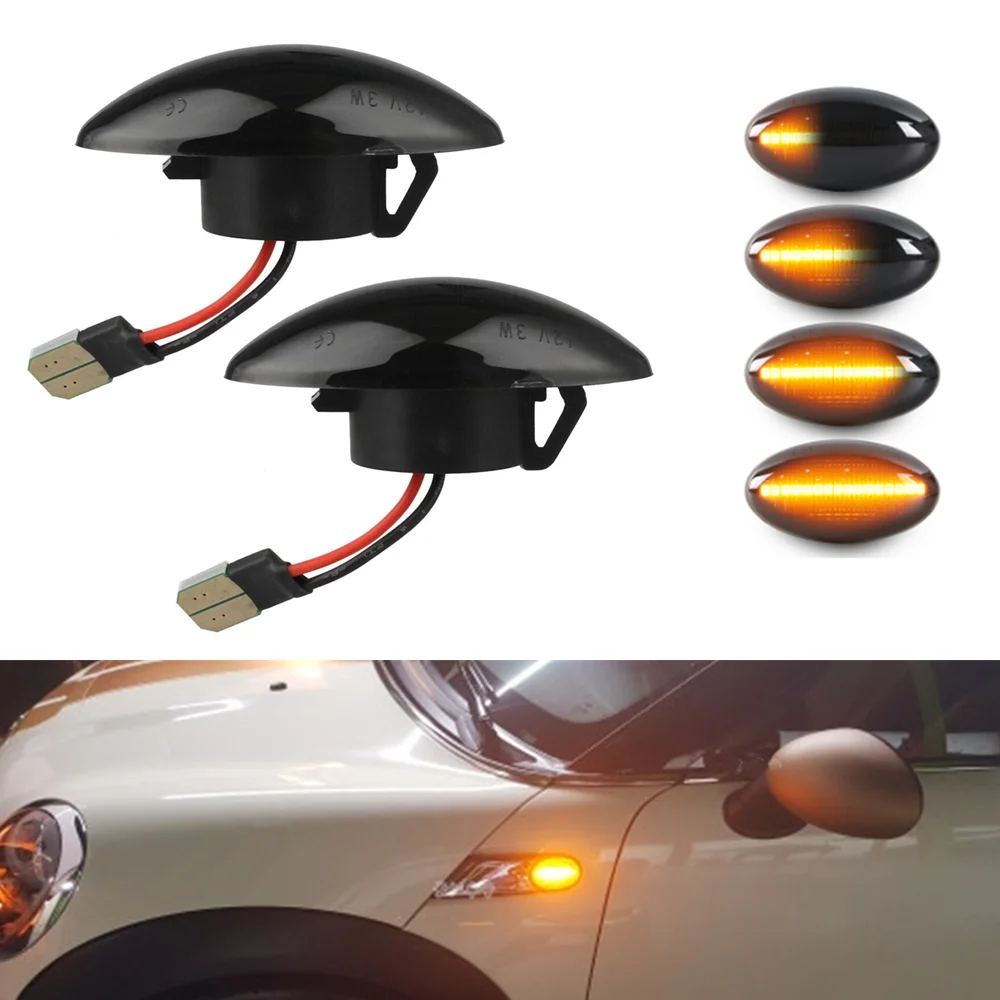 

LED Side Marker Turn Signal Light For BMW Mini Cooper R50 R53 2002-2006 R52 2004-2008 Sidelight Parking Indicator Lamp Bulb