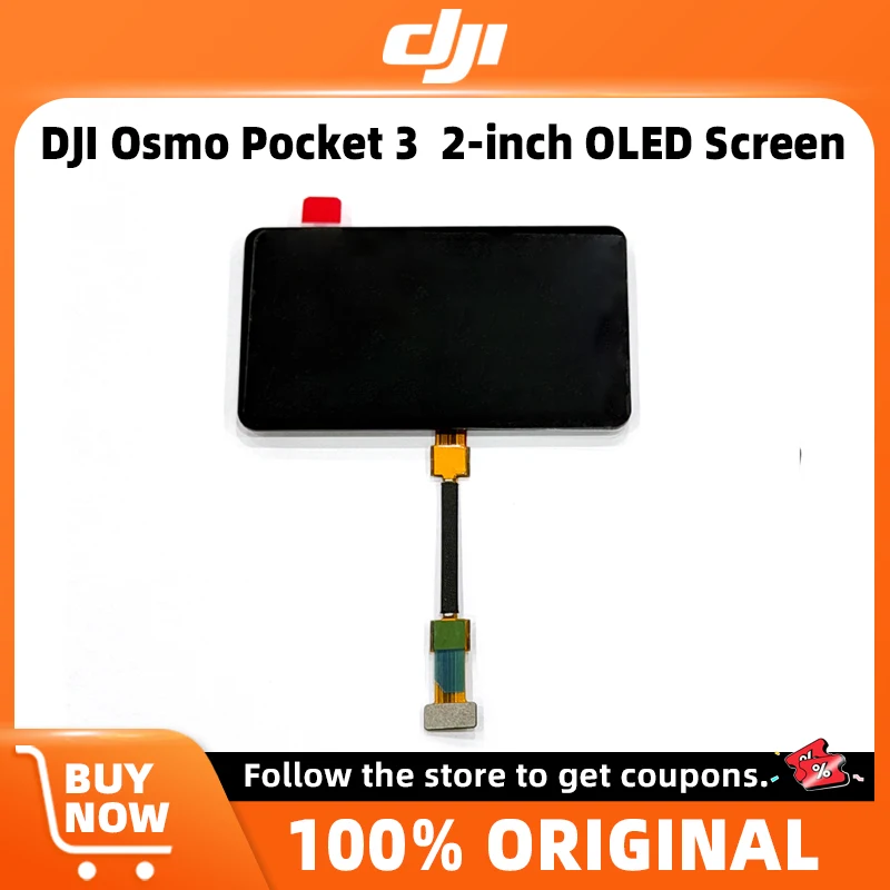 Для DJI Osmo Pocket 3: 2-дюймовый OLED-экран с сенсорным дигитайзером, полный комплект для ремонта и замены, в наличии