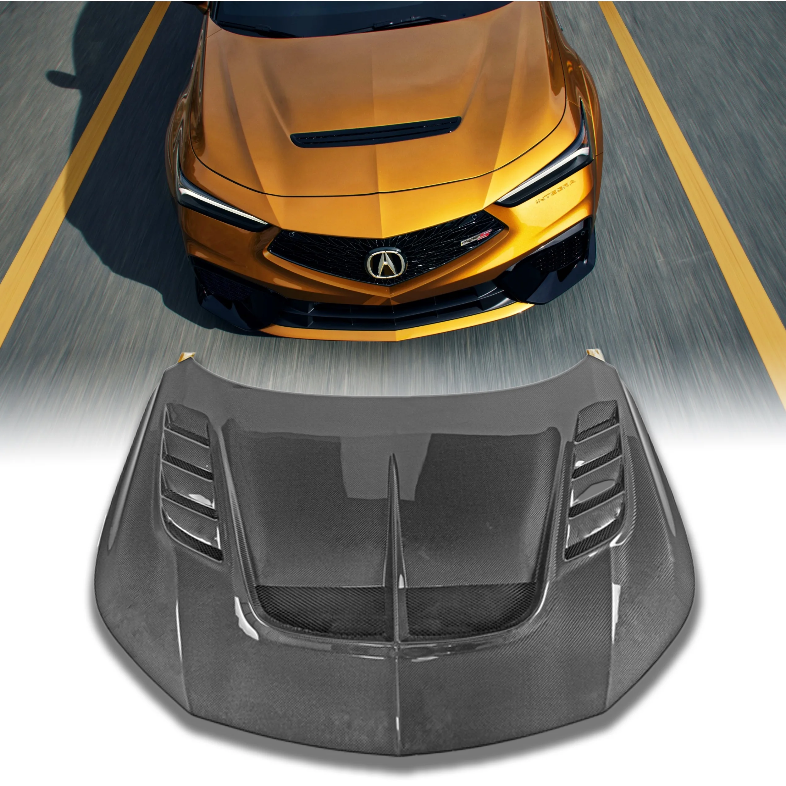 

БЫШКА для HONDA 2024+ INTEGRA TYPE S DE5 EPA V Тип BONNET