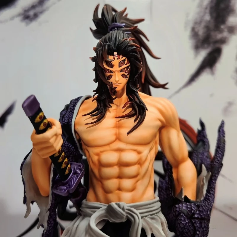 Anime "Demon Slayer Blade" December Ghost Top Wind - Black Dead Mou Anime-Figur PVC-Modell Spielzeug Ornament Sammlerstück Geschenk