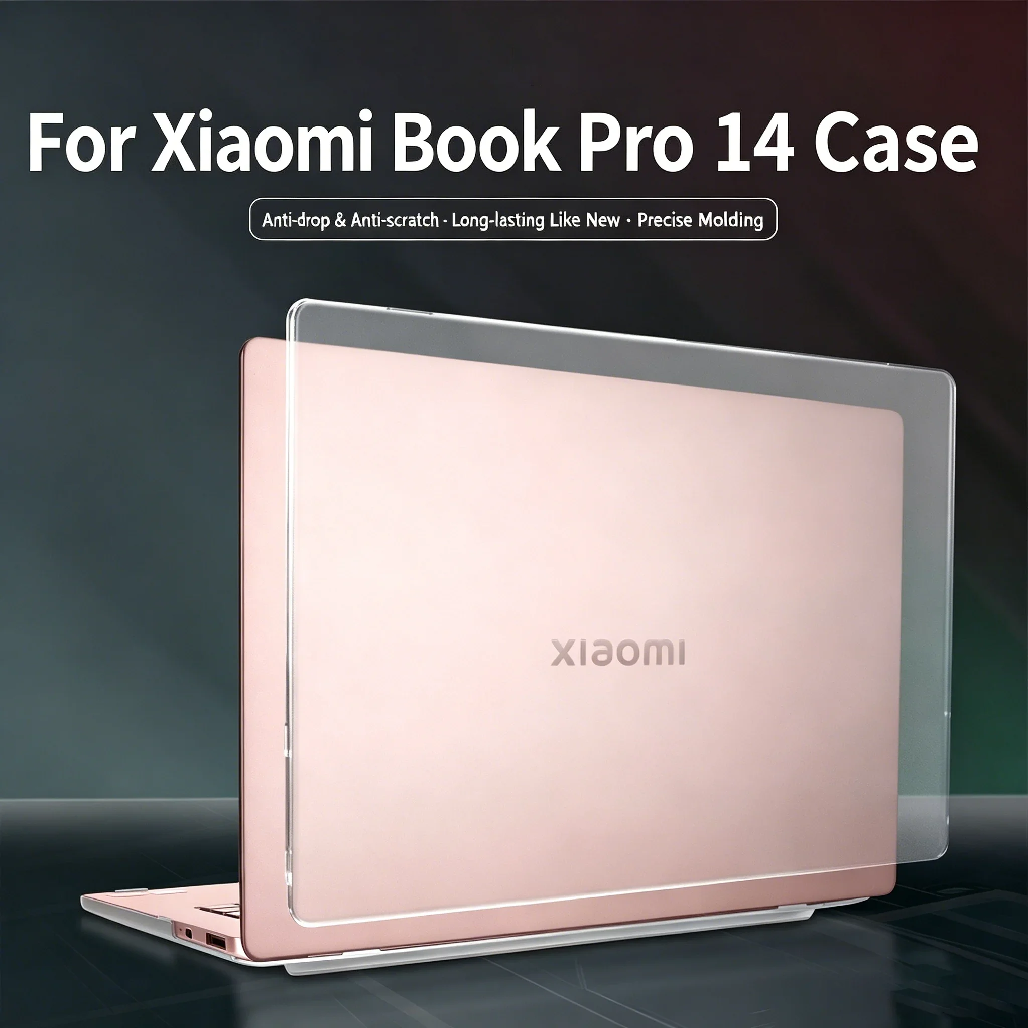 Laptop Hard Case for 2026 Xiaomi Book Pro 14 in S1401 Case Computer Matte Protective Shell Anti-scratch Cover Scratch Resistant