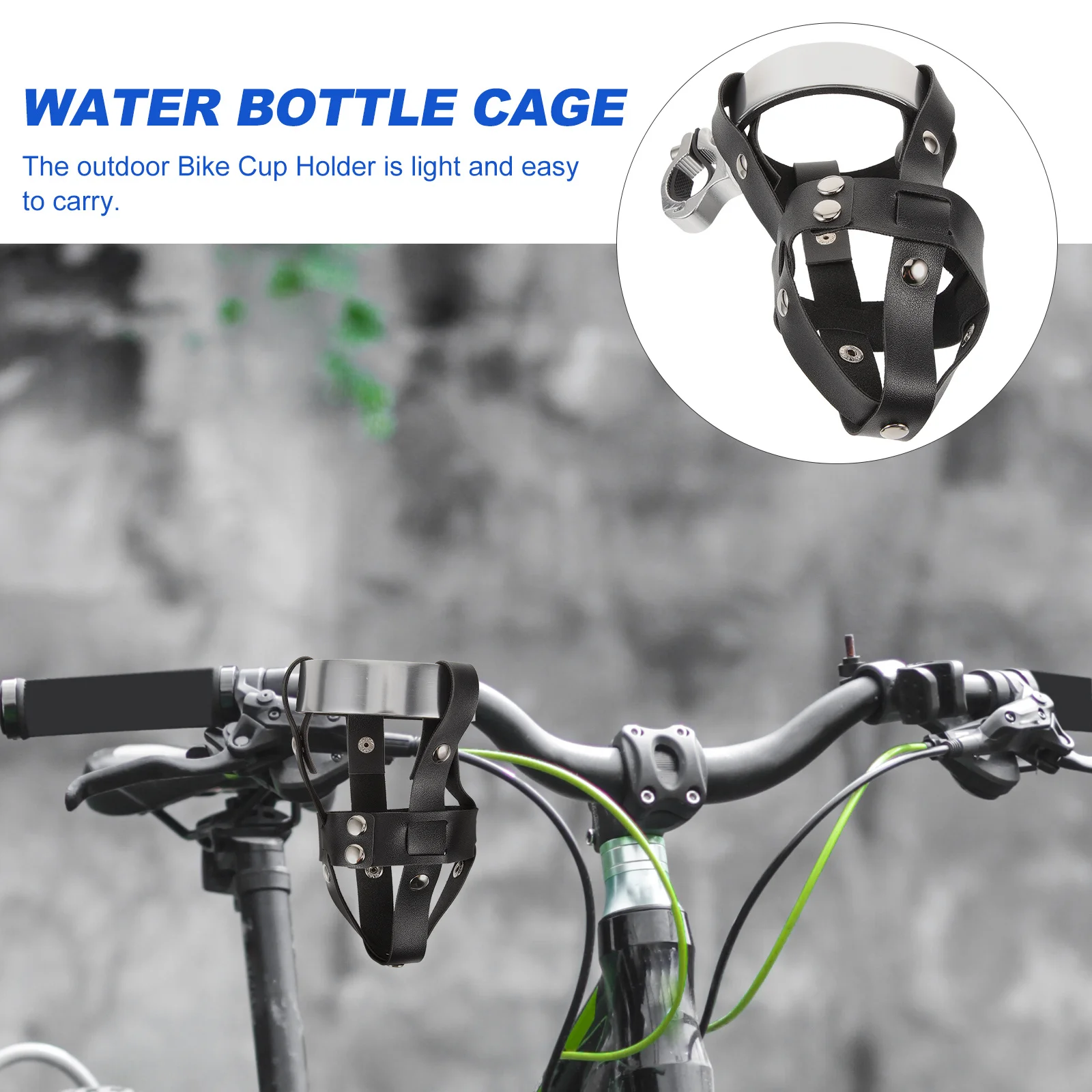 

Bike Water Bottle Cage Alloy Sturdy Durable Easy Install Decorative Stylish Holder for Bike Secure Bottle Cup Holder Outdoor