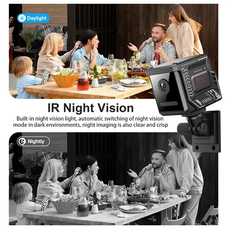【CYBER MONDAY】Wireless Wifi Camera Monitoring Outdoor Sport Small High-Definition 2K Home Security Camera Night Vision Surveilla