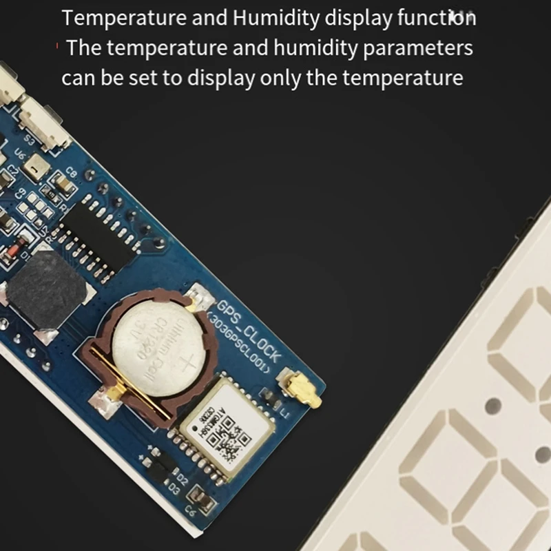 Compteur de code à tube numérique BDS, alarme de vitesse de voiture, horloge de vitesse, température et humidité, compteur de code de cyclisme, Tech, GPS