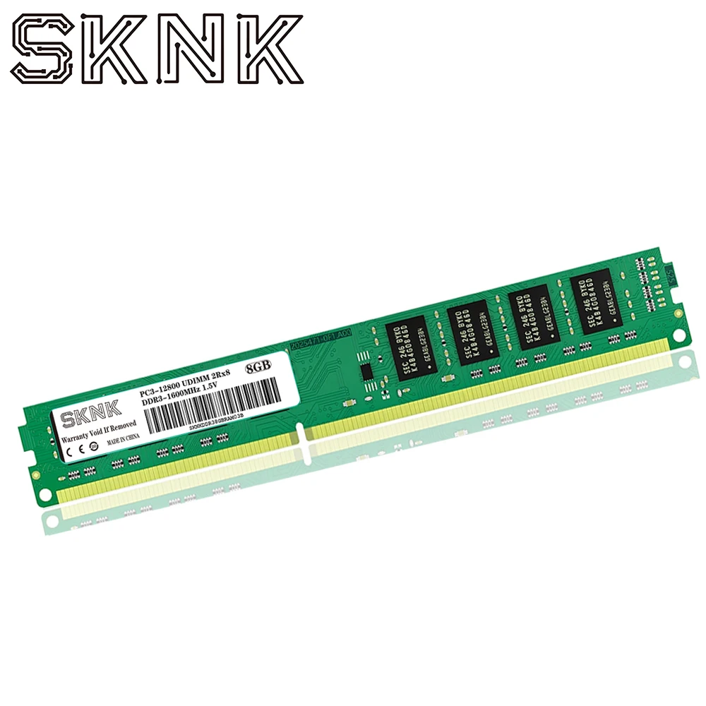 Desktop Memoria Ram 8GB 4GB DDR3 1066MHZ 1333MHz 1600MHz PC3-12800 PC3-10600 PC3-8500 1.5V UDIMM 2RX8 Non-ECC Memory Ram