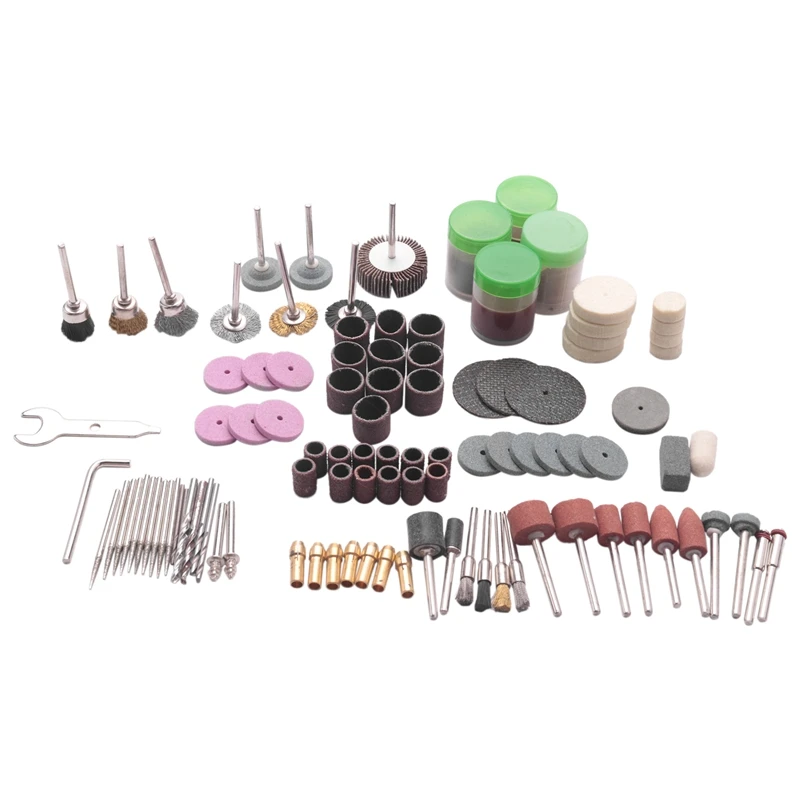 ABSF 142Pcs Electric Grind Mini Rotary Power Drill Tool Accessory Kit Set