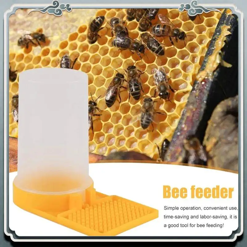 Bee Feeding Tools 4Pc Drinking Water Feeder Drinking Bee Keeper Waterer Honey Feeder Supplies Bees Watering Tools Drinker Top-Ra