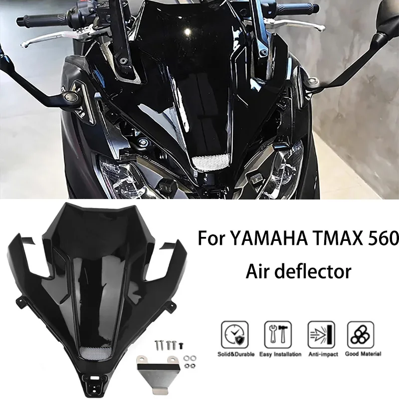 

MTKRACING For YAMAHA TMAX 560 2022-2024 Motorcycle Accessory Front Fairing Gas Moving Wingtip ABS Front Protective Cover