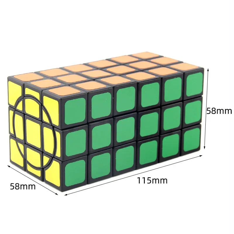 WitEden 1C 슈퍼 큐보이드 매직 큐브 1688 큐브, 336 속도 트위스트 퍼즐, 두뇌 티저, 어린이 교육용 장난감, 3x3x6:00 01