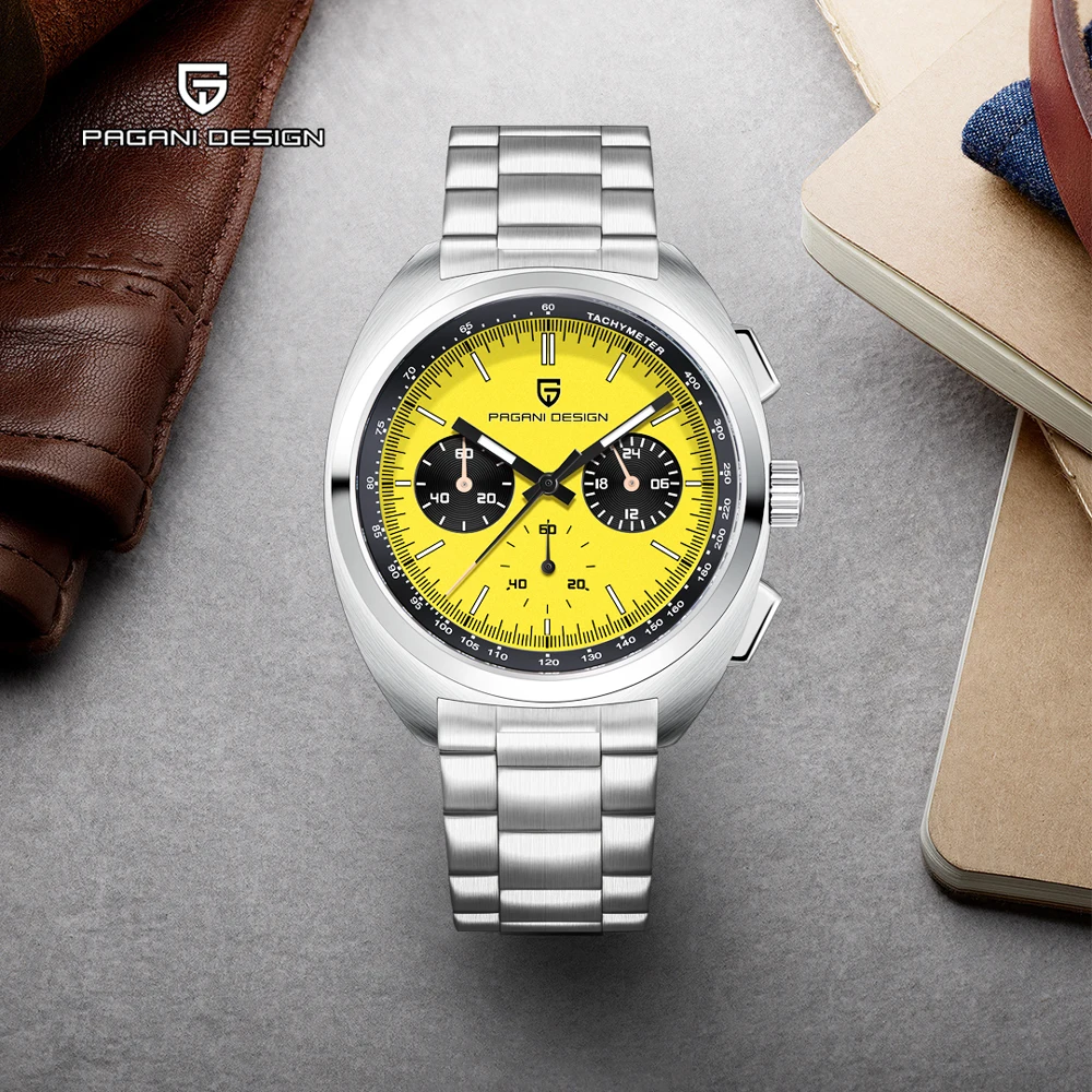 2025 New PAGANI DESIGN Mens Watches Top Luxury Quartz Wristwatches Multi i function Chronograph Watch For Men AR Sapphire Luminous