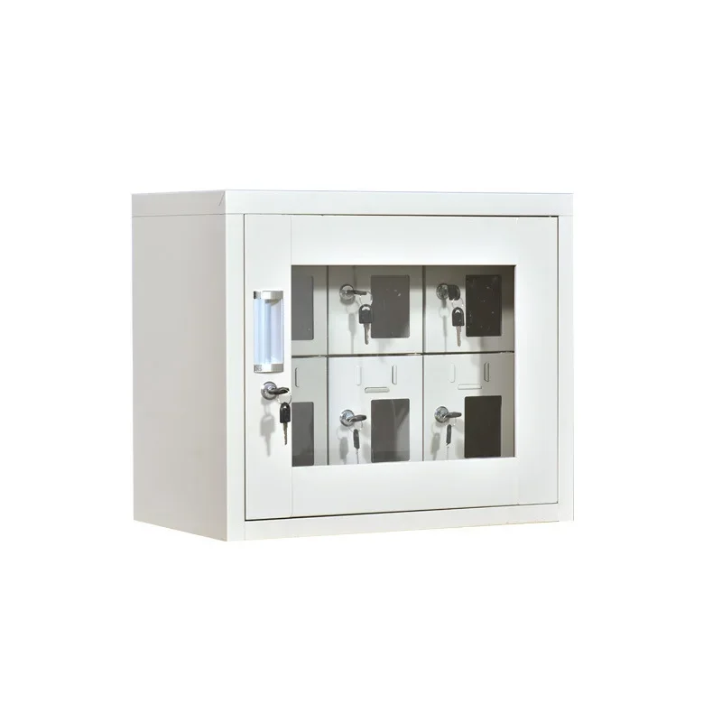 

A Sleek Mobile Organizer Smart Storage Efficient Charging Features Stylish Compact Cabinet for Mobile Phones and Tablets