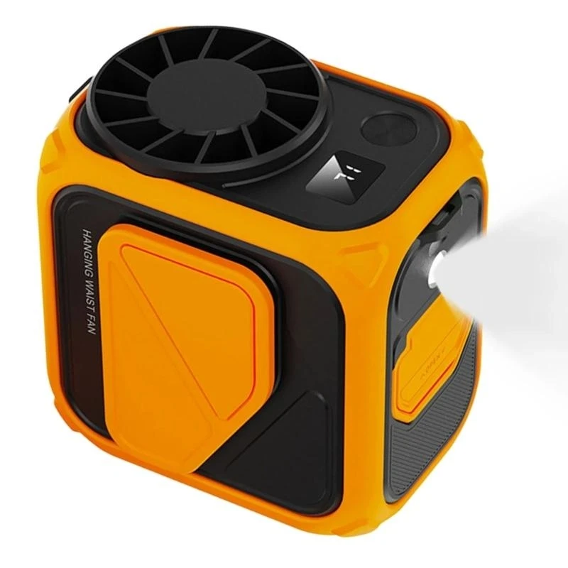 Cooling Fan 6000mAh Clip Fan ABS Texture Suitable for Travel Camping Fishing