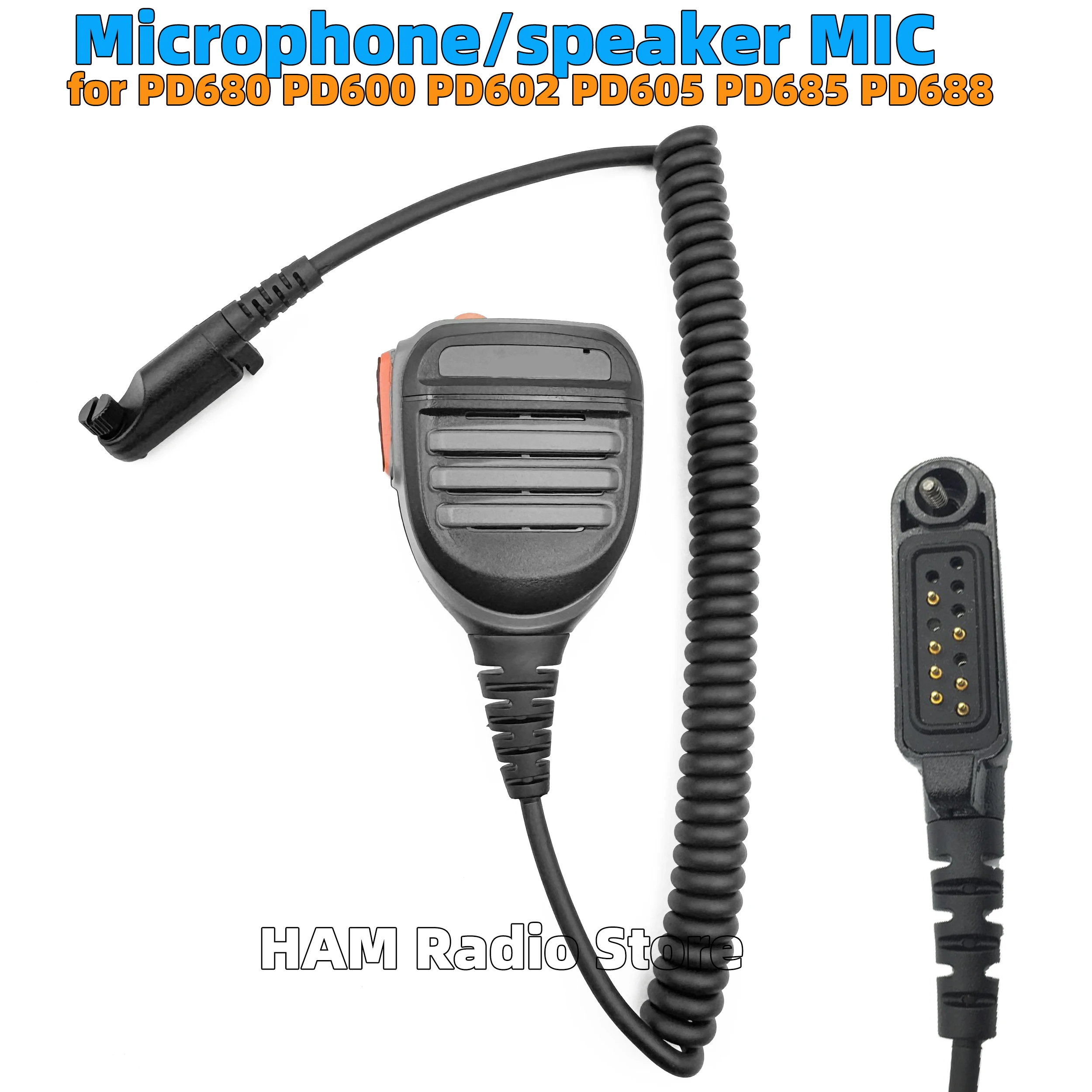 

PTT handheld microphone/Speaker MIC for HYT Hytera PD600 PD602 PD605 PD662 PD665 PD680 PD682 PD685 X1p X1e Radio Walkie Talkie