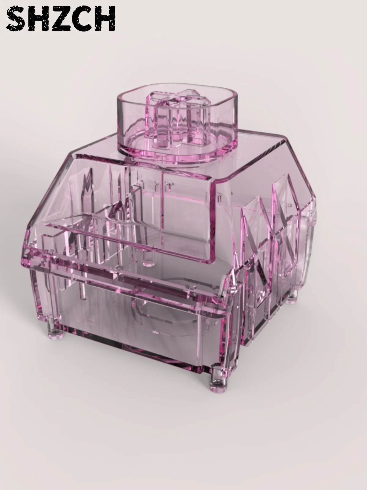 Large Le Mechanical Keyboard Switch Storage Box PC Material High Transparency High Capaci Can Accommodate 70 Switches