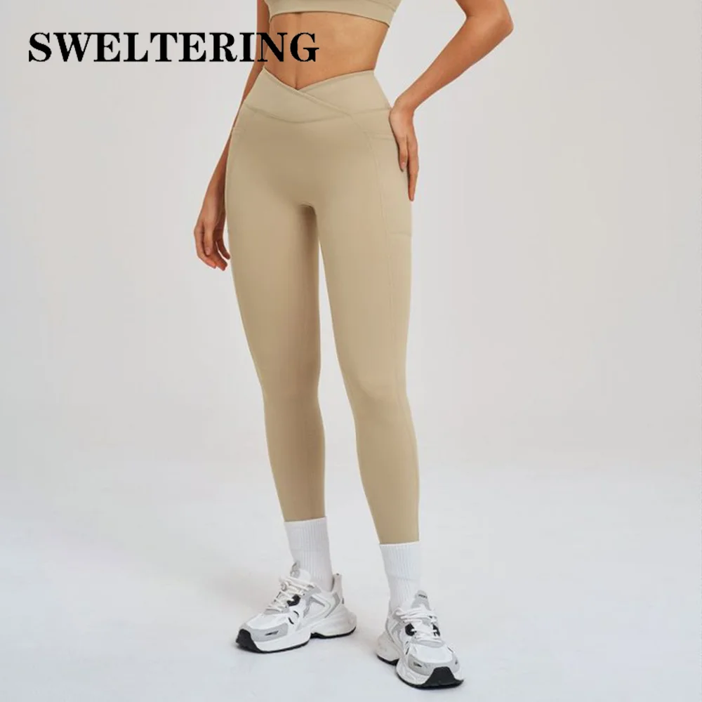 Yoga Pants Sports Fitness Leggings Women Sports Yoga Leggings High Waist Gym Workout Tights Female Running Sports Pants
