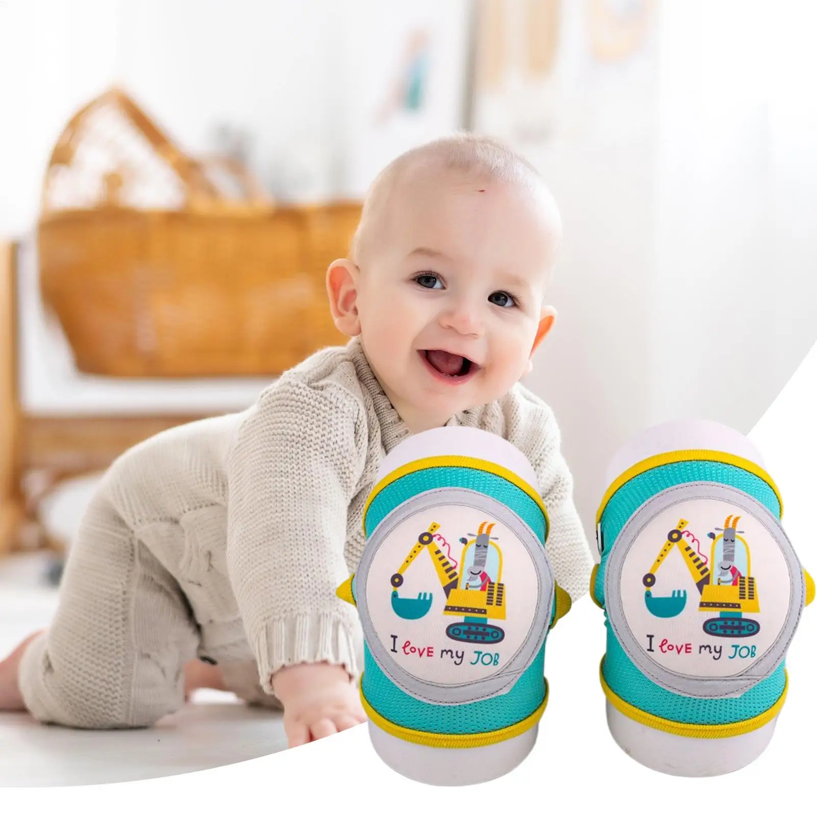 الطفل الزحف منصات الركبة 0-5 سنوات تنفس الاطفال دعامة الركبة واقية دعامة مرنة للبنين المشي الدراجات الدراجة التزلج #3