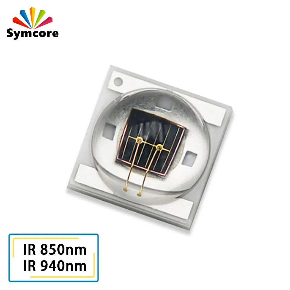 

5PCS Керамика 3535 IR850nm IR940nm Светодиодные шарики 3W Инфракрасные лампы