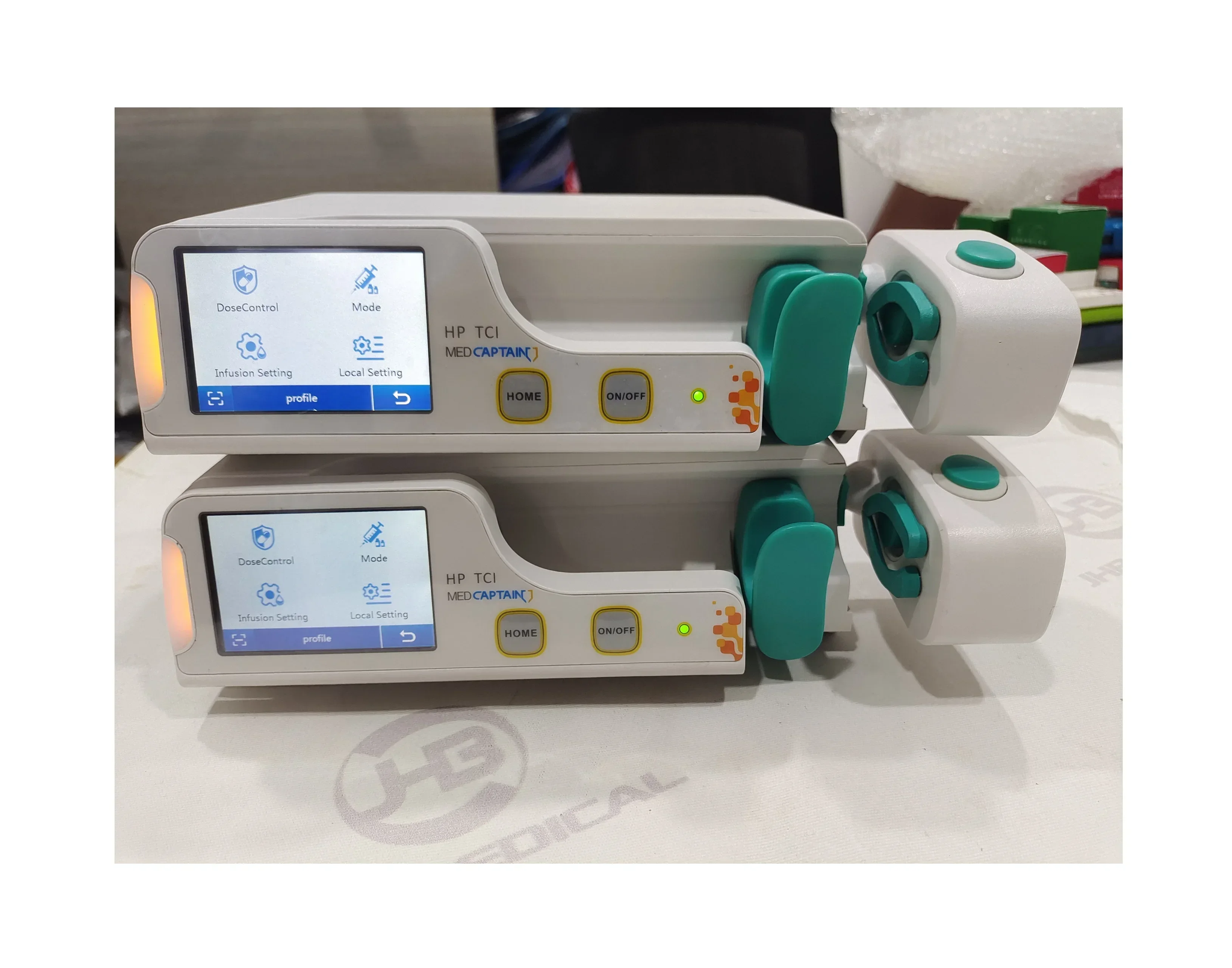 MedCaptain  TCI Syrin-ge Pump For Anesthesial Solution 3.0 Inch LCD Touch Screen