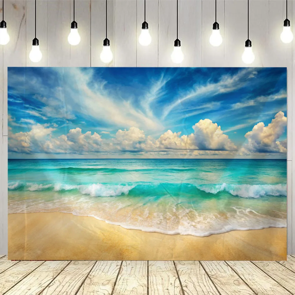 Summer tropical beach scenery tapestry polyester fiber wall hanging indoor/outdoor wall decoration home decoration