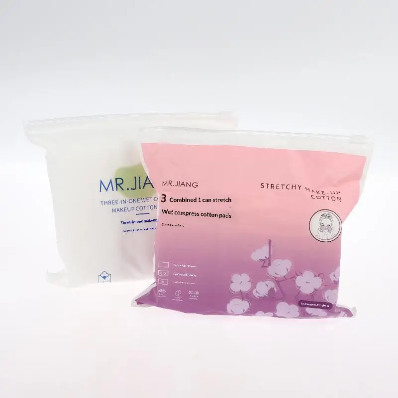 240PCS 3in1 Makeup Cotton Pads Hydropathic Compress Cotton Pads Stretchable