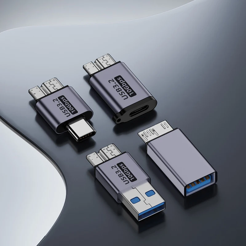 USB A/C To Micro B 3.0 Adapter 10Gbps Super Speed Data Sync Converter For Macbook Pro Type C To Micro B Adapter