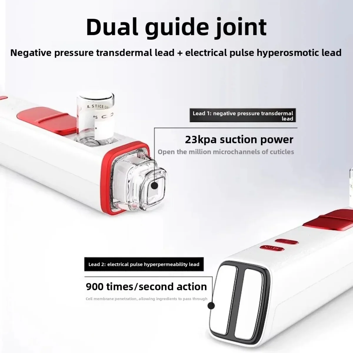 Vacuum Painless Meso-Gun Mesotherapy Nano Beauty Device Negative Pressure Conductive Pulse Skin Rejuvenation Revitalize The Skin