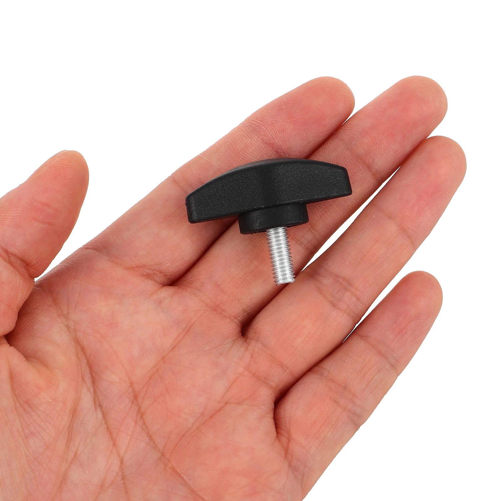 Viti per piastra a vite per supporto per microfono da 10 pezzi Hardware di bloccaggio Bullone a pollice filettato in plastica solida