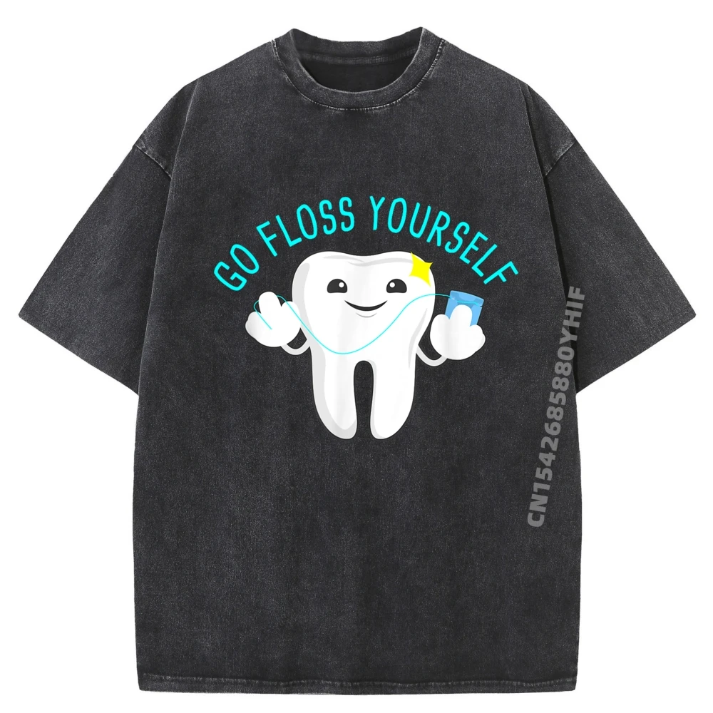 

Newest Washed Shirt Fun Tooth Design For Dentists And Zfa Camisas Basicas Hombre Cotton Comfort Mens Designer Clothes