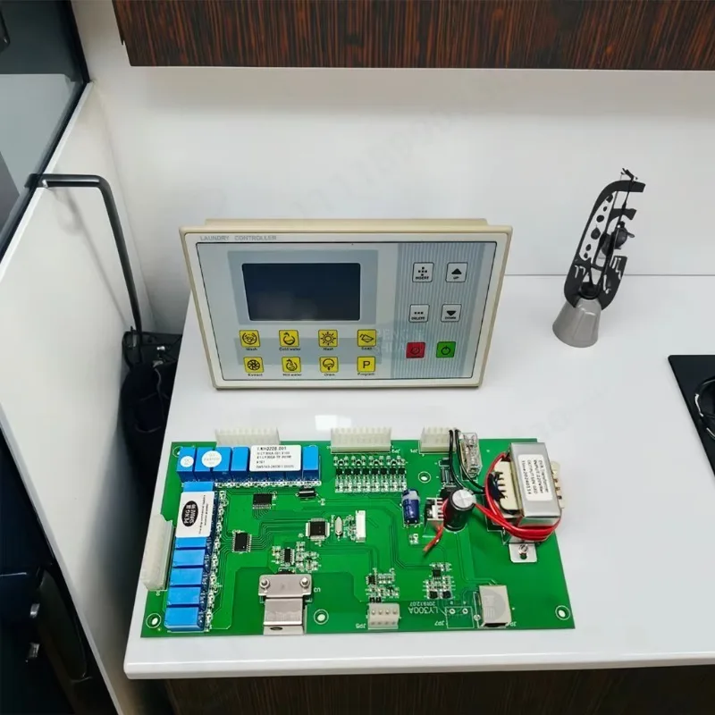 Automatic English Program Controller PCB Board, Support Multi‑speed Motor & VFD, Washing Machine Replacement Control Module