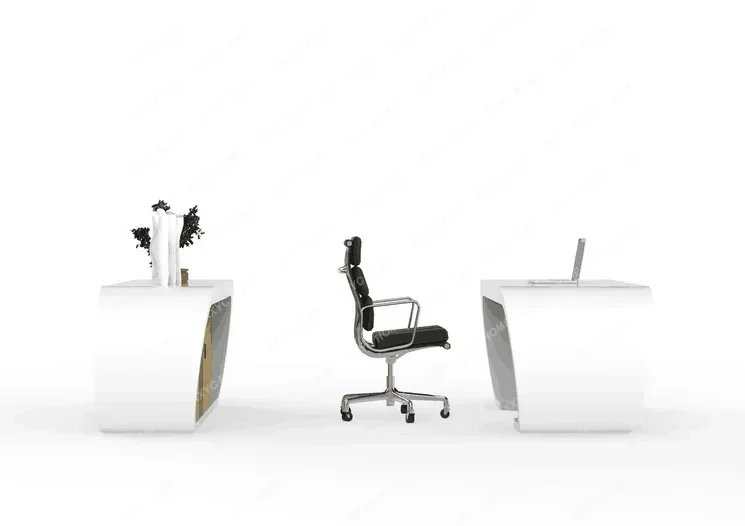 A Simple front desk customized sized reception table Small office reception desk
