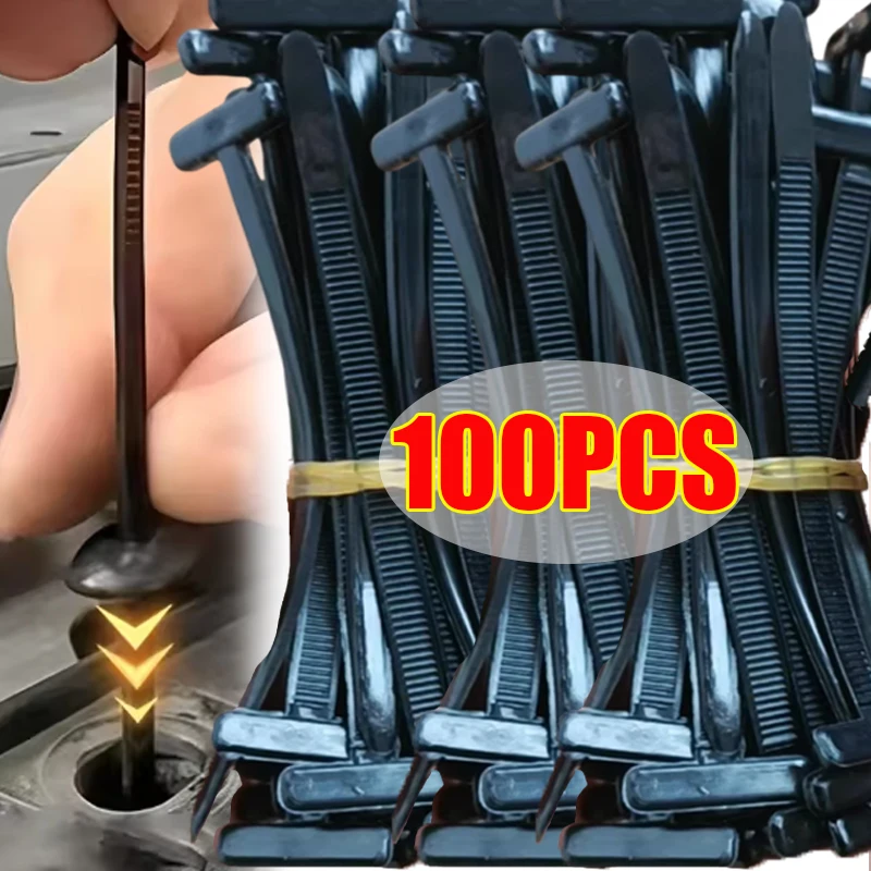 

Universal Nylon Cable Tie Buckle Auto Fastener Screw Replacement Clip Car Fender Trunk Engine Guard Panel Wire Management Secure