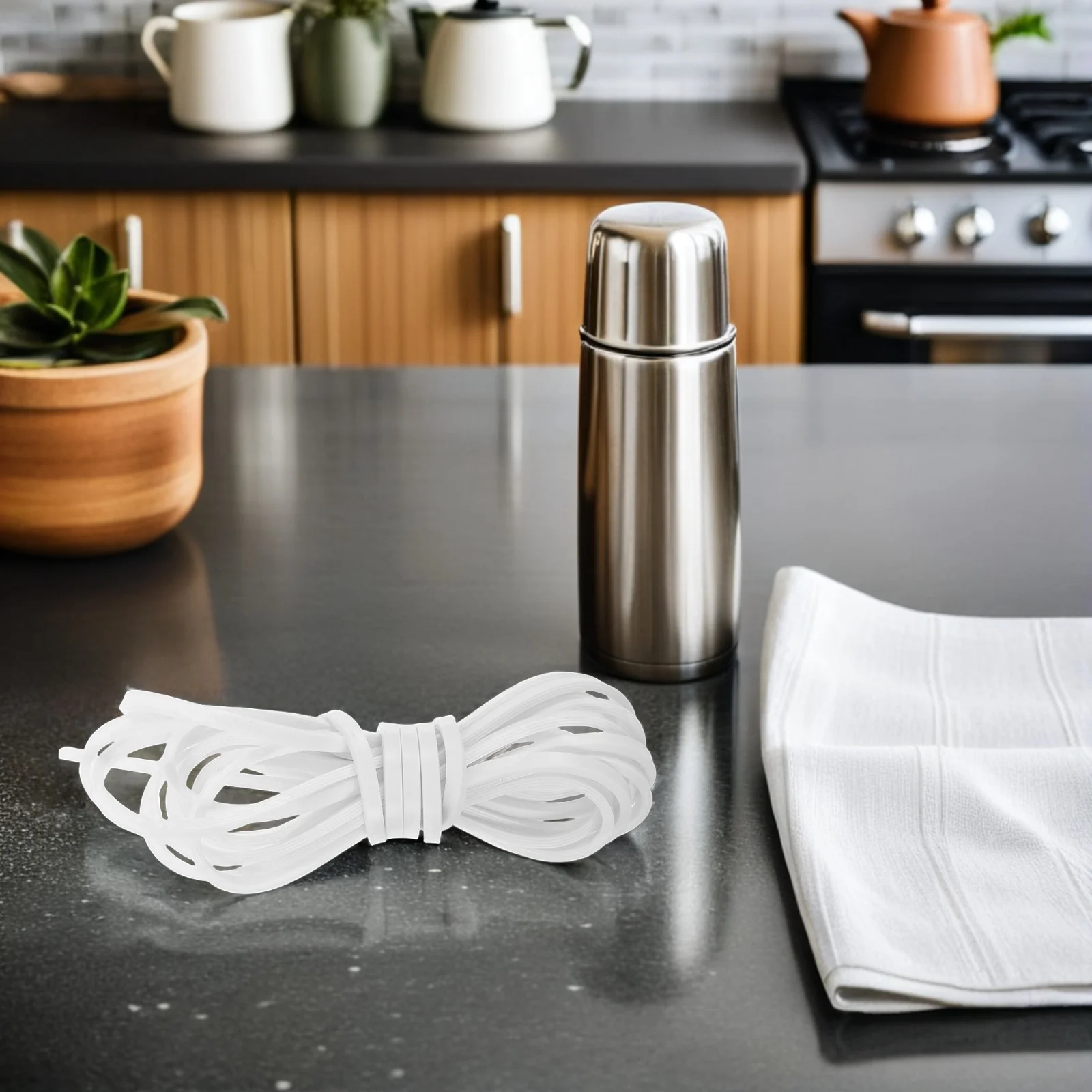 

Reusable Silicone Sealing Ring for Bento Lid Lunch Box Storage Airtight Seal Strip Leakproof Freshness Keeping Temperature