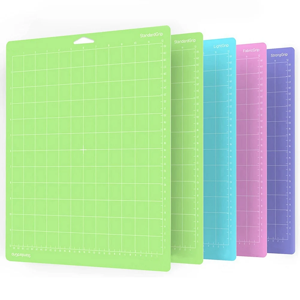 5Pack Cutting Mats for Cricut Maker 3/Maker/Explore 3/Air 2/Air/One(12X12 Inch) Quilting Cricket Mats Accessories