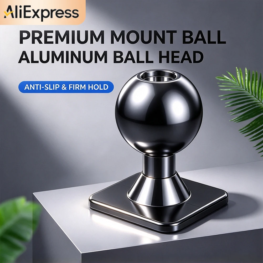 17MM Metal Ball Head Car Phone Holder Link Support Fitting For Lincoln Nautilus Corsair Aviator Navigator Zephyr Z Continental