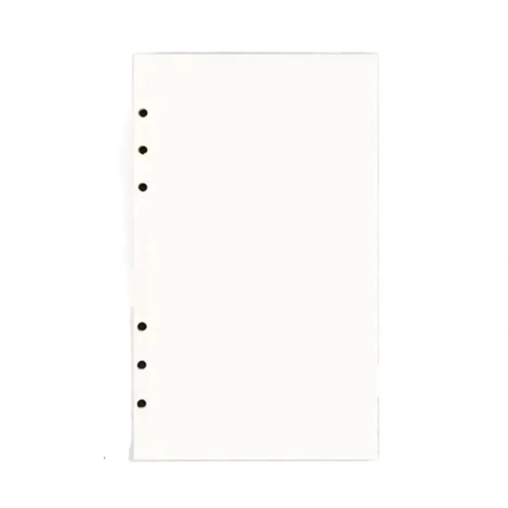 80Sheets A5 A6 A7 Loose Leaf Refill Paper Liner Grid Lattice Blank Connell Stationery Inner Refill Spiral Binder Paper