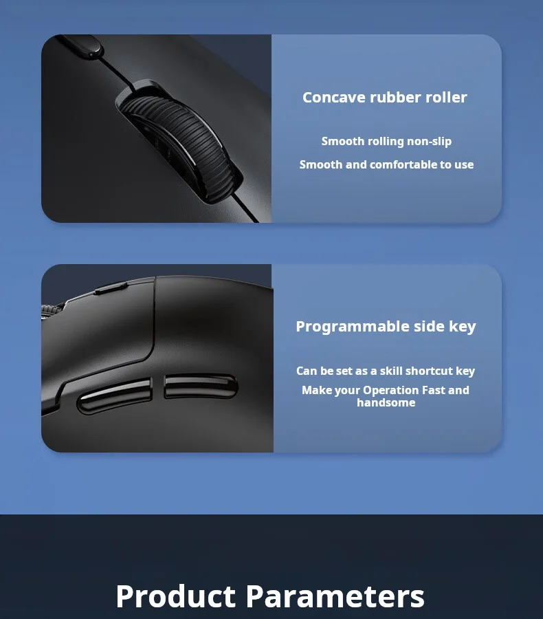 AULA S35 Wired Gaming Mouse 1000HZ Rate of Return Macro Programming Drive Ergonomic Esports Peripherals