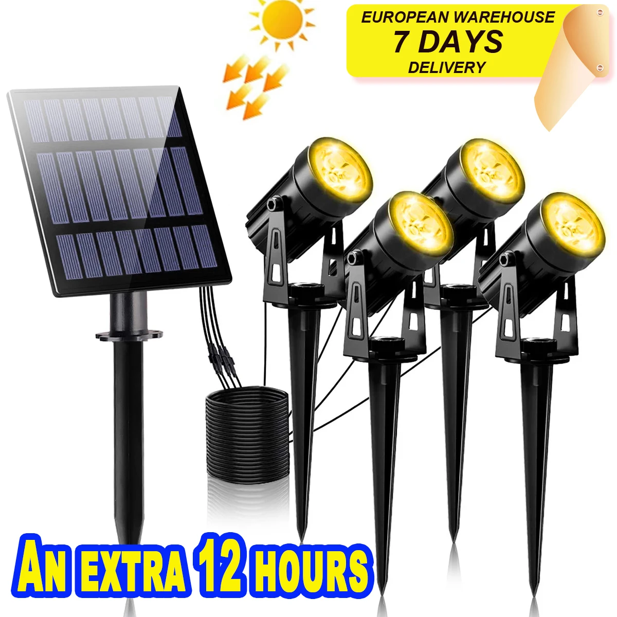 

Solar LED Outdoor Light IP65 Waterproof Garden Decoration Lights Super Long Endurance12 hours Landscape Yard Lighting Lamps RGB