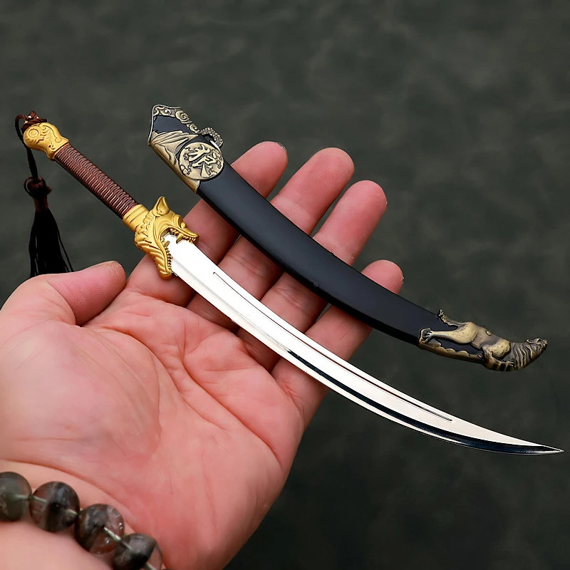 ブラッドナイフ祖先フィルムとテレビ周囲 22 センチメートルブラッドナイフシース亜鉛合金武器モデル工芸品装飾おもちゃ