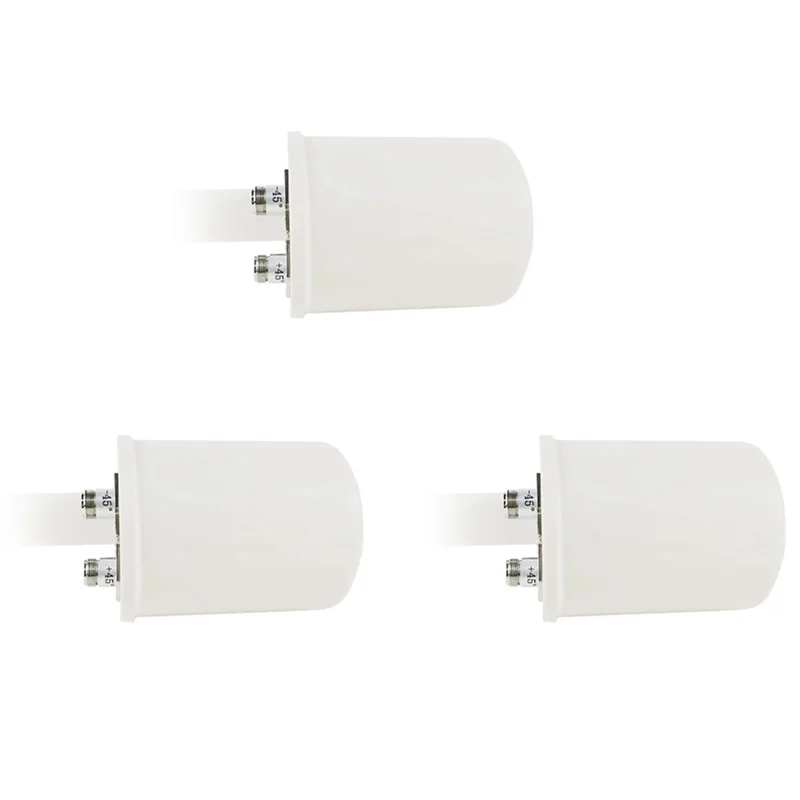 B50B-3Pcs 2X32dbi New Verson 2022 5G Mimo Antenna Feed 1700-4000Mhz 2G 3G 4G 5G LTE Outdoor Antenna Feed External Antenna