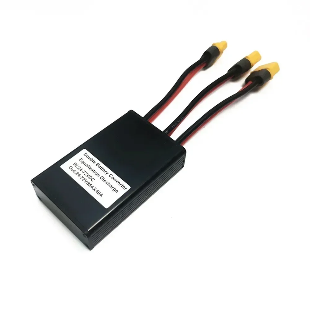 

Soverup Ebike Dual Battery Connection Adapter XT60 Switcher Module Increase 20V-60V 30/40A Lithium Battery Capacity Parallel Mod