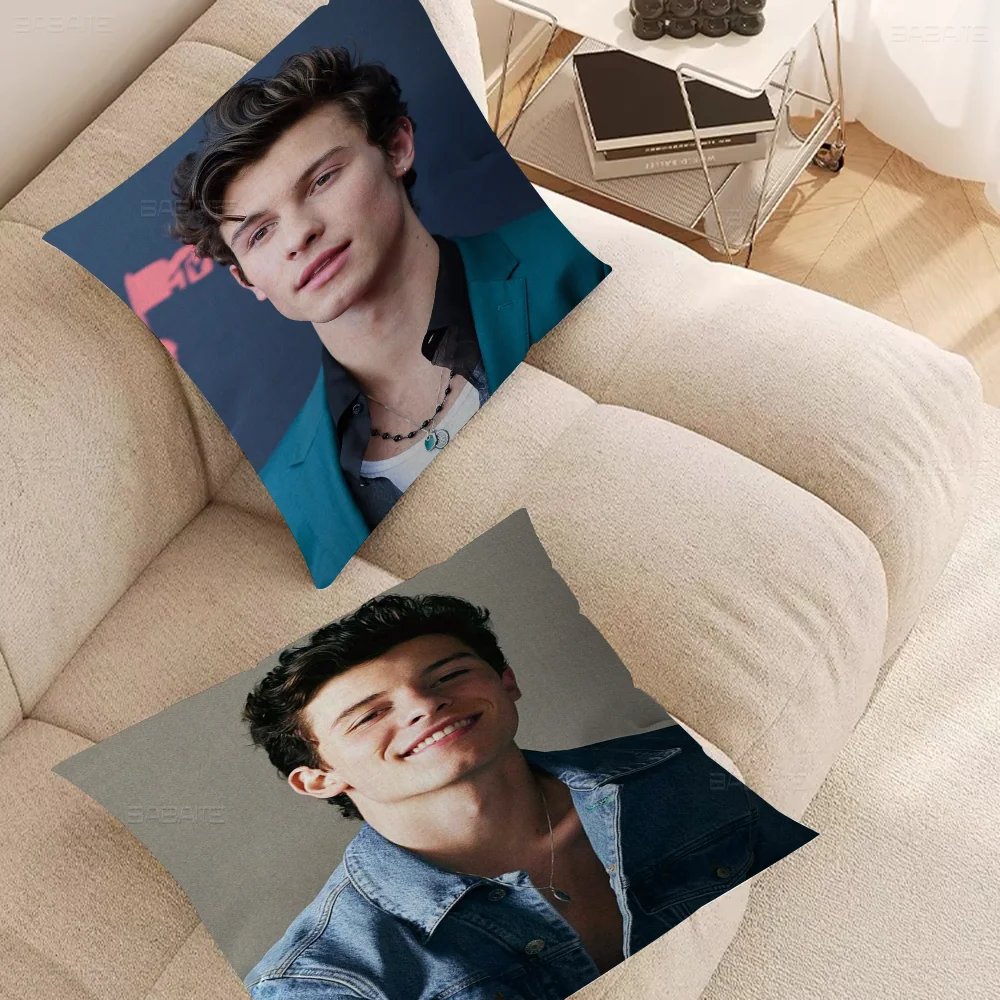 Shawn Mendes Decorative Room Aesthetics Pillow Case Home Decor Bedroom Sofa Bed Couch Pillow Cover 45x45