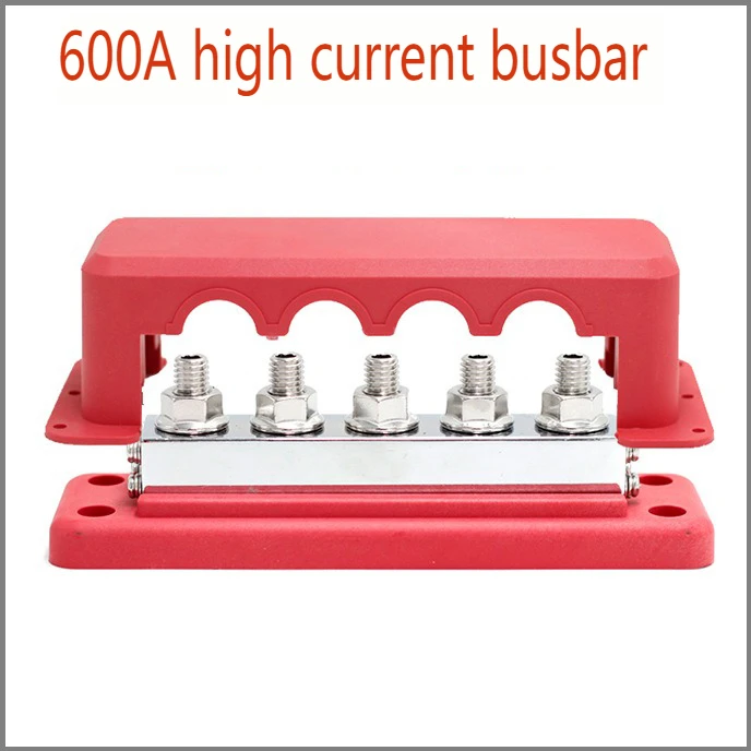 RV 600A High Current Bus M10 DC Bus 5-way Wiring Stud 300v High Voltage