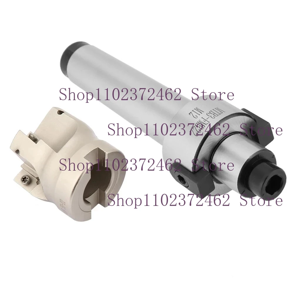 1Set Face Milling Cutter MT3-FMB22 Holder Extension 400R-50-22 Face End Mill Cutter 10pcs APMT1604 CNC Carbide Inserts