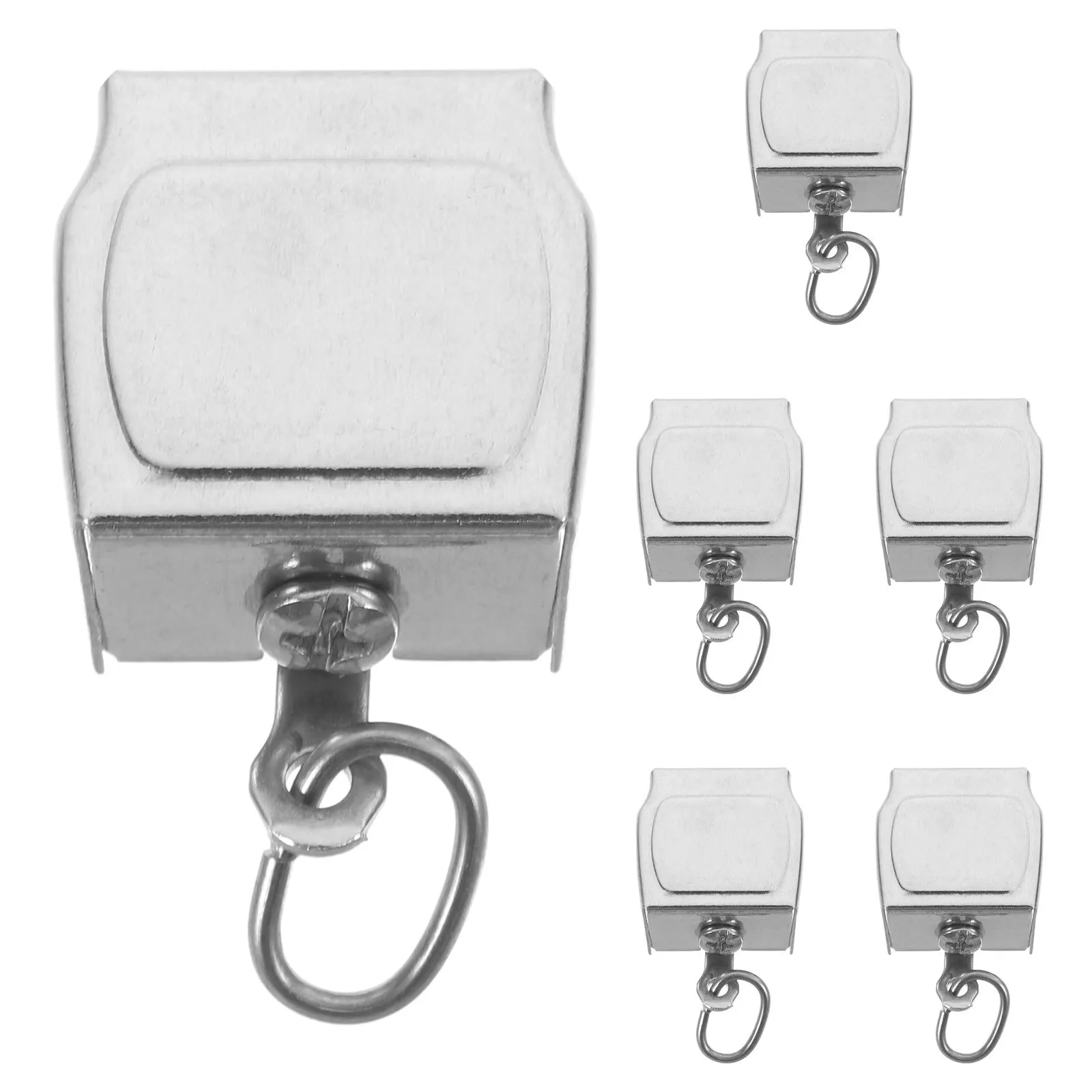 6 قطعة قبعات نهاية مسار الستار الفولاذ المقاوم للصدأ تأمين صالح لا أدوات المطلوبة ل جدار سقف جبل أطراف قضيب الستارة الزخرفية