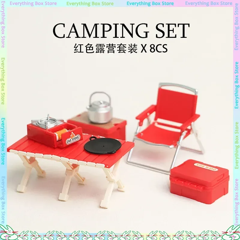12-Punkt Ob11 Miniatur-Campingzelt für 10 cm große Baumwollpuppe, dekoratives Kindergeschenk, Spielzeugzubehör, Miniaturmodell