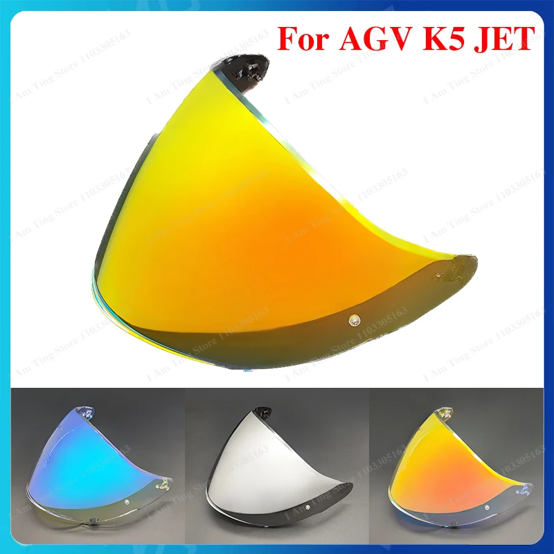 

Motorcycle Helmet Visor Lens For AGV K5 JET Replace Anti-UV Anti-Scratch Dustproof Windshield Helmets Accessories