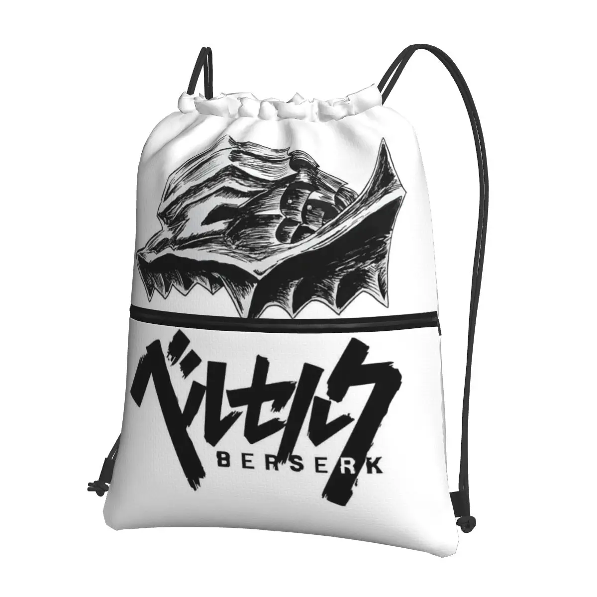 Berserk Sacrifice Mark Demon Sword And Magic Backpacks Casual Drawstring Bags Sports Bag Book Bags for Travel Students