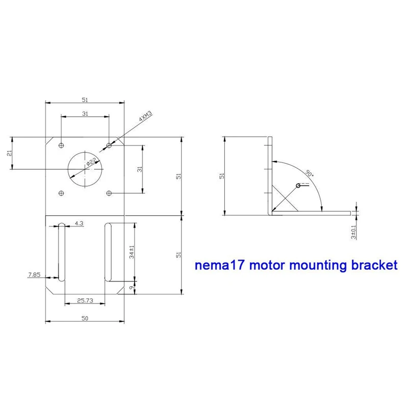 TB6600 4A 9-42V Stepper Motor Driver CNC Controller With Stepper Motor Nema 17 Bipolar 1.7A 40N.Cm Holding Torque And Motor Moun