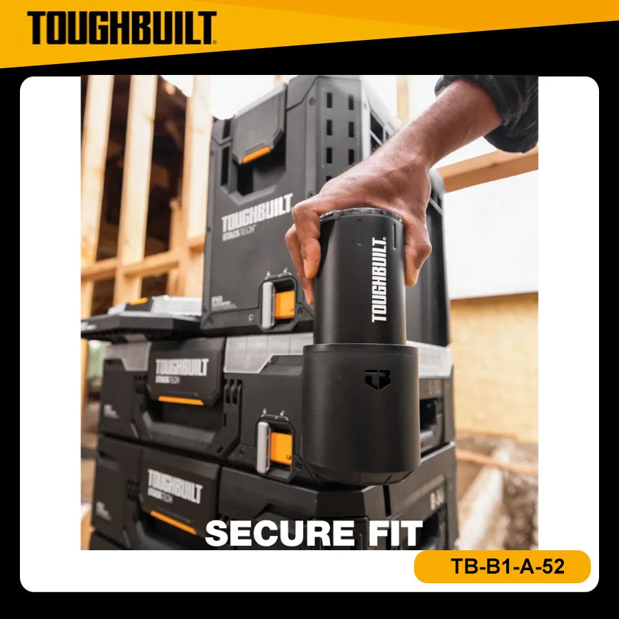 TOUGHBUILT TB-B1-A-52 STACKTECHP Plastic Cup Holder Metal Vacuum Insulation Toolbox Accessories