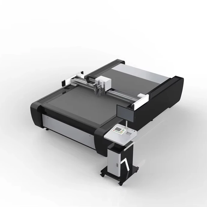 Automatic CNC Oscillating Knife Cutting Machine with PLC Control and High-Power Motor for Composite Materials